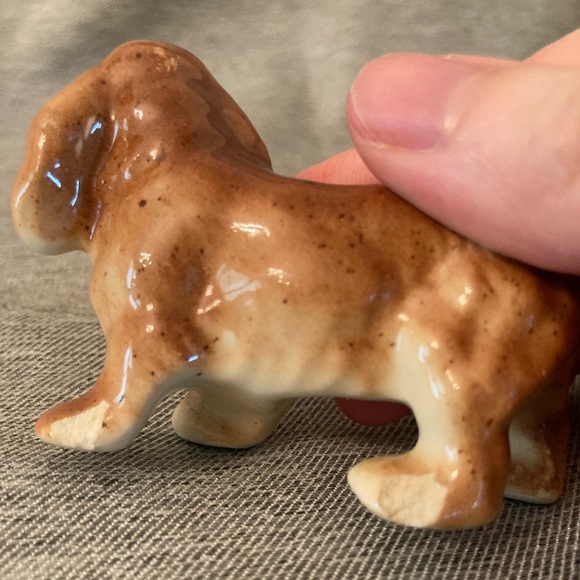English Cocker Spaniel Dog Small Vintage Figure - Picture 3 of 12